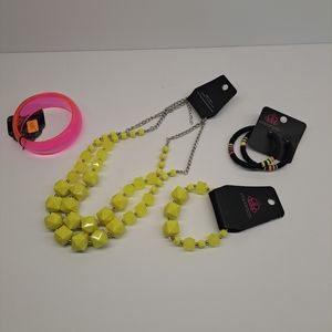 PAPARAZZI JEWELRY spring and summer neon set
